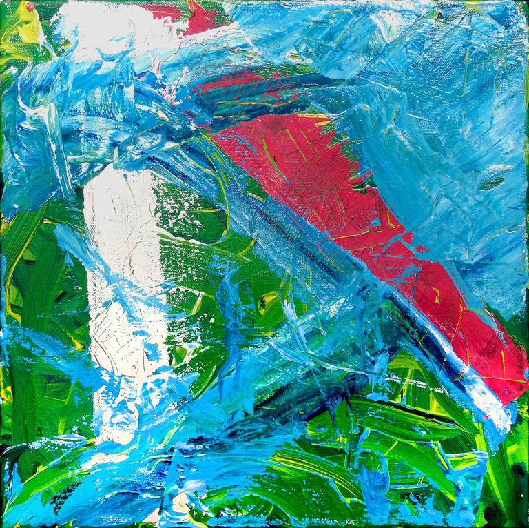 Allen C. Smith Surfing, Painting For Sale at 1stdibs