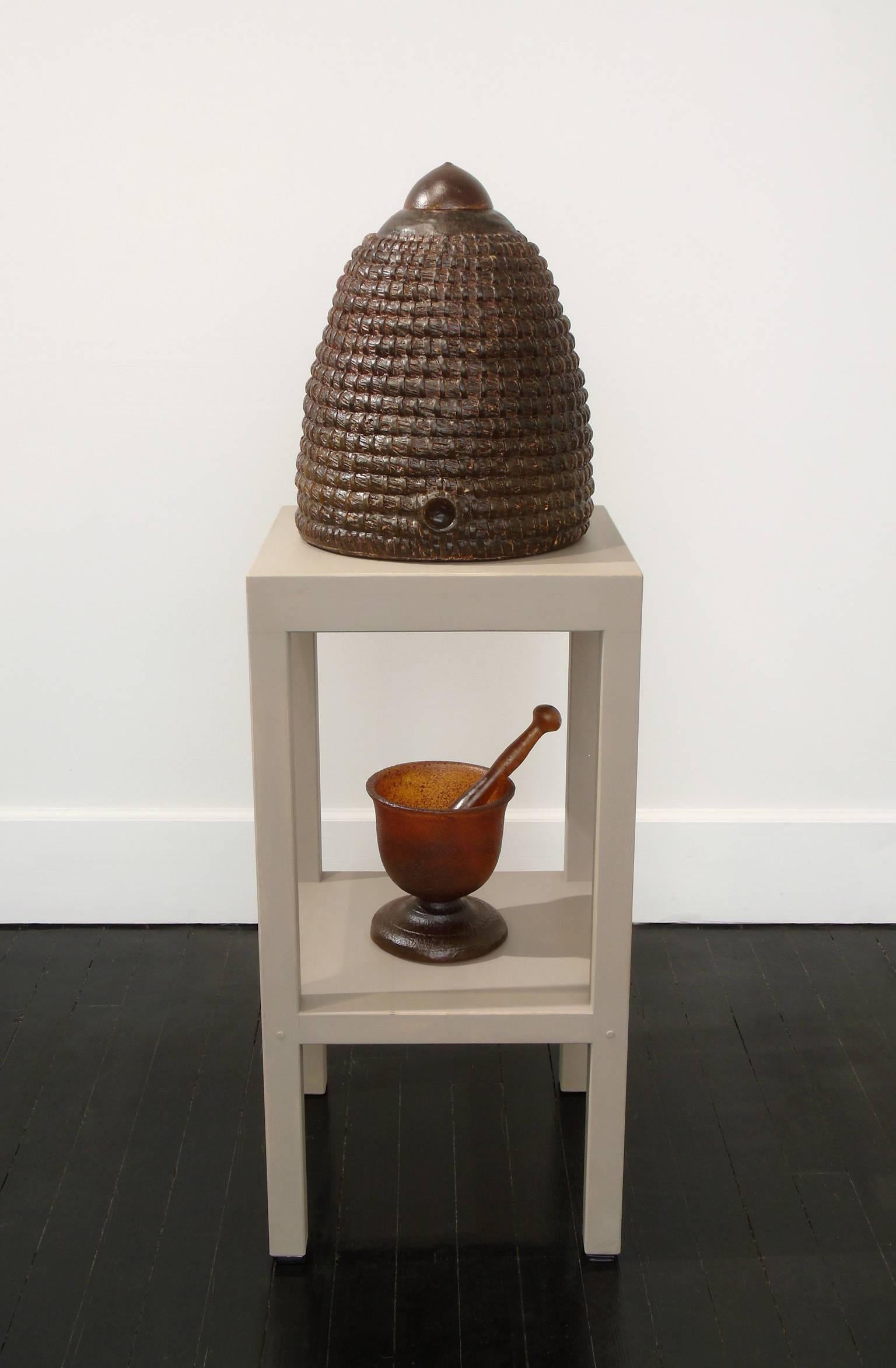 Michael Rogers Still-Life Sculpture - The Amber Hive