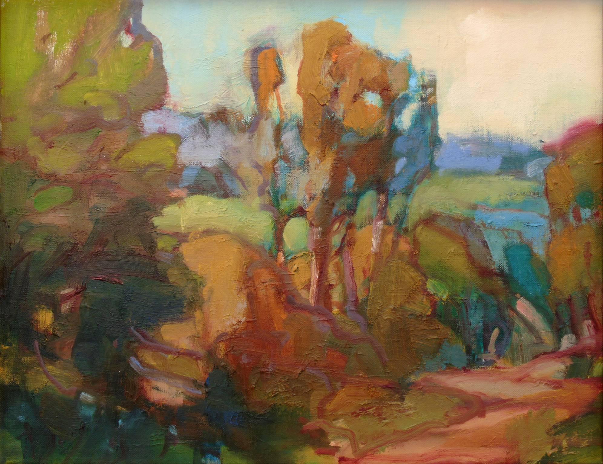 Robert Glisson Landscape Painting - Late Afternoon Light