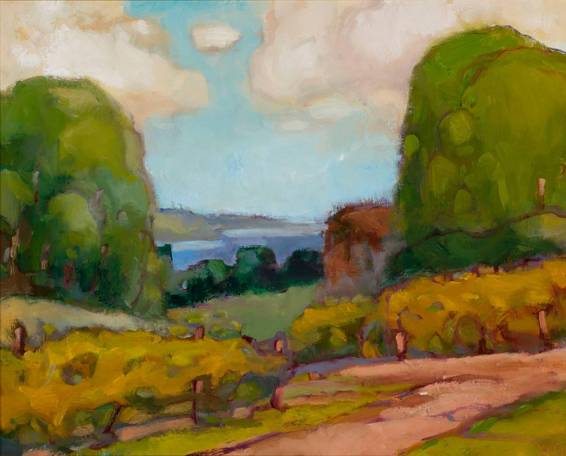 Robert Glisson Landscape Painting - View of Seneca Lake