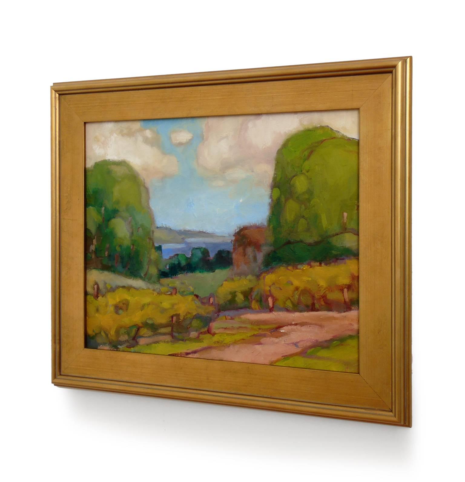 View of Seneca Lake - Painting by Robert Glisson