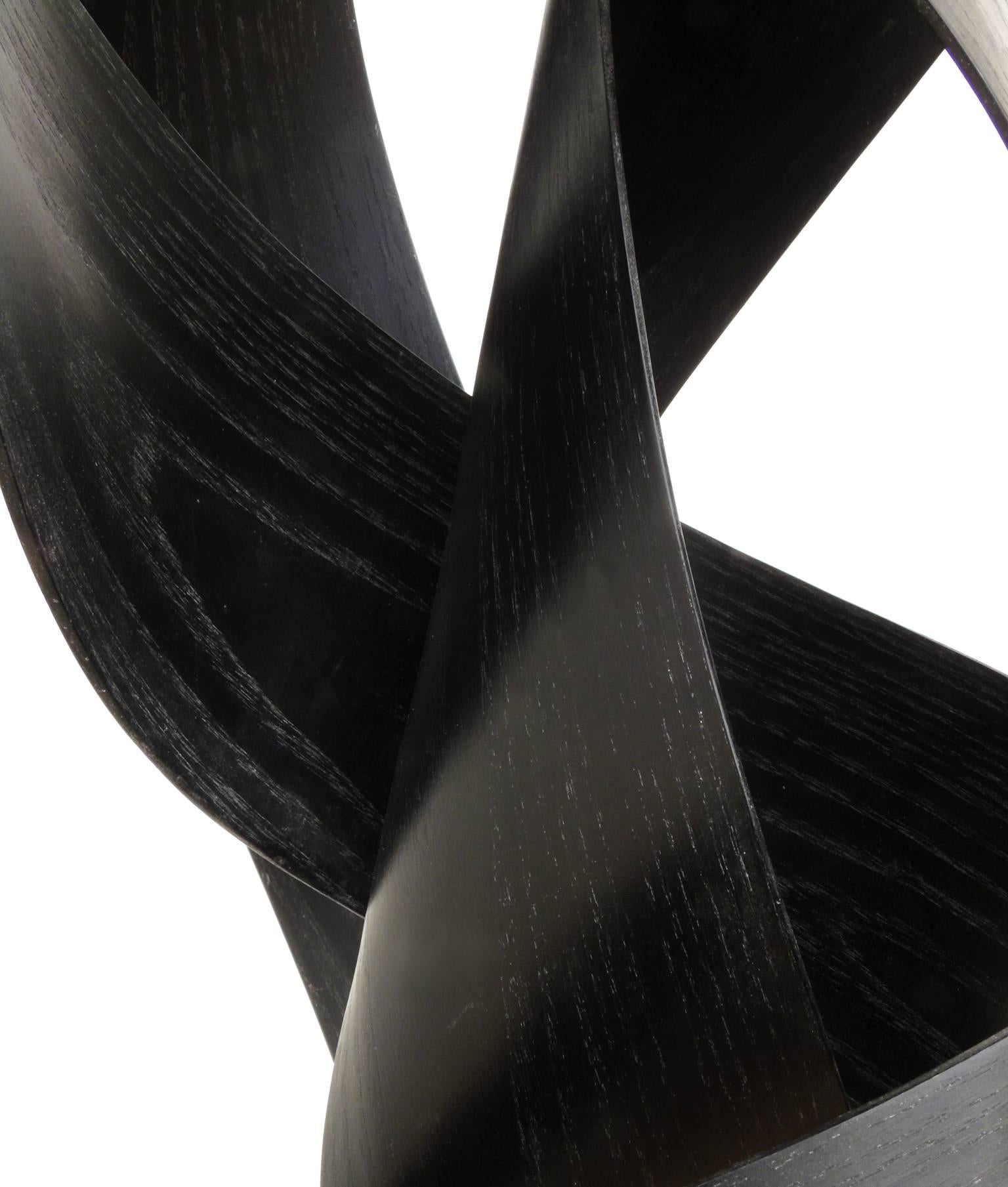 Atmosphere #248 (black bentwood sculpture) 1