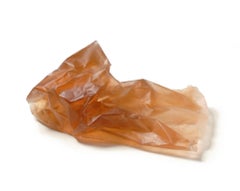 Bounty  - glass paper bag in orange glass