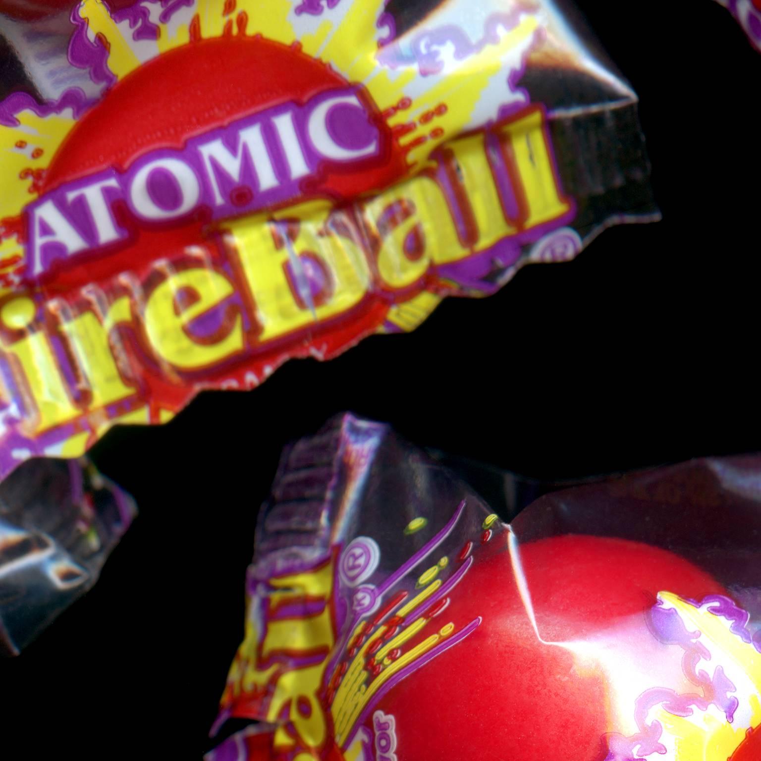 Fire Ball - Black Color Photograph by Debb VanDelinder