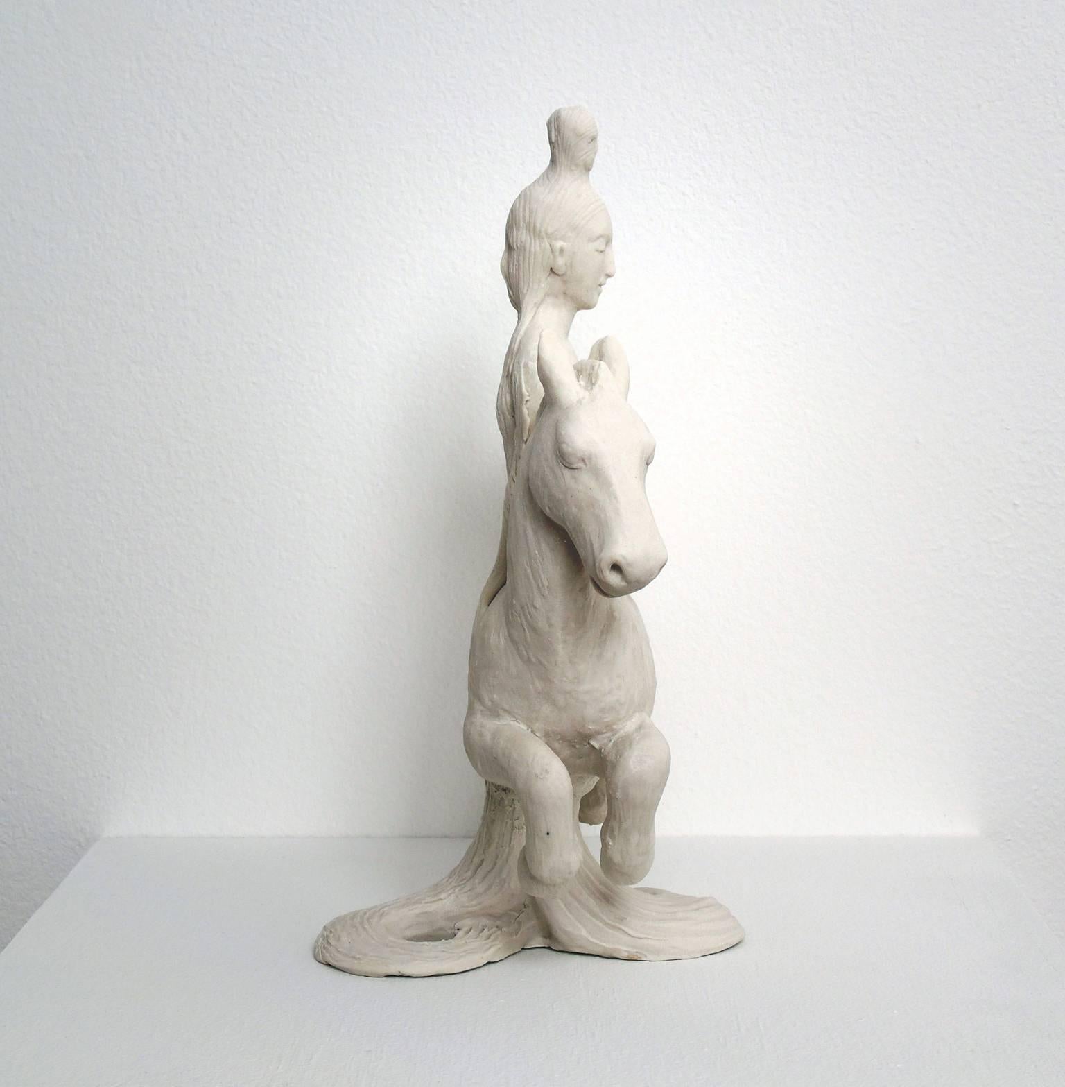 Goddess (white porcelain two sided figure) For Sale 1