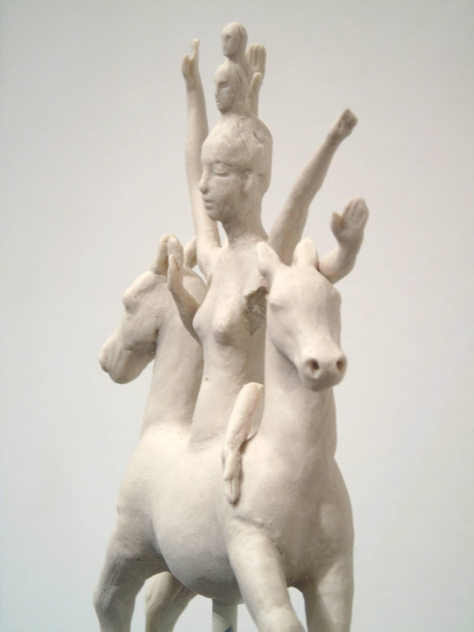 Saint - Contemporary Sculpture by Robin Whiteman