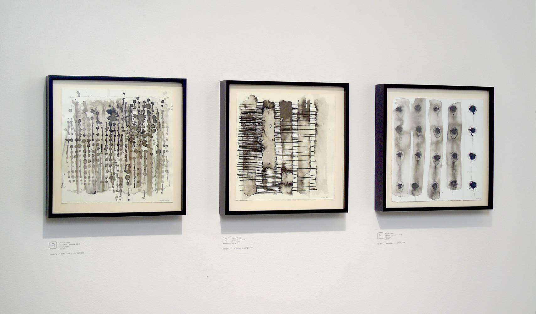 Melissa Zarem is an abstract artist known for richly layered mixed media works. In 