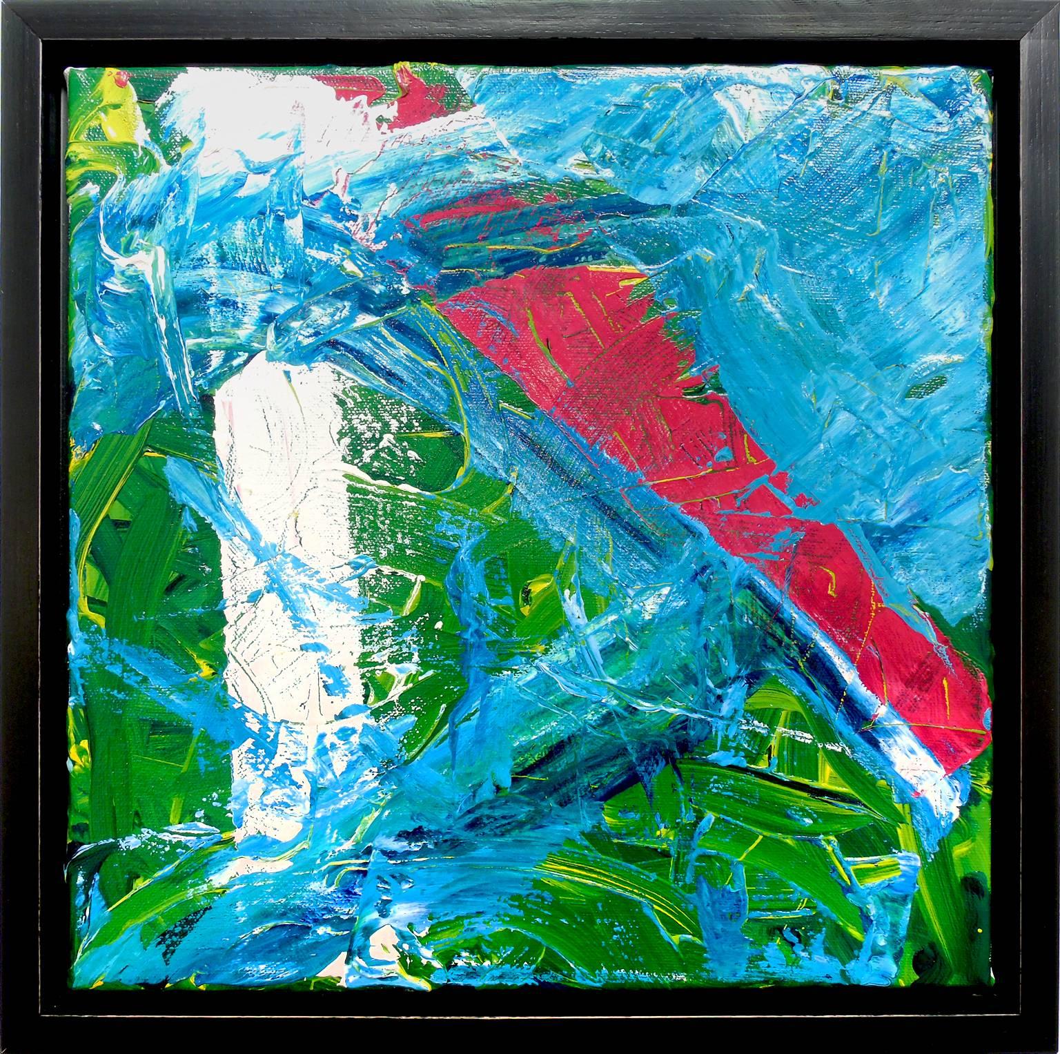 Allen C. Smith Abstract Painting - Surfing
