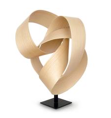 Atmosphere #205 (wood ribbon sculpture)