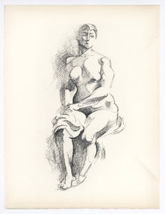 Andre Lhote original etching "Nu baroque"
