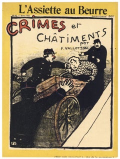 "Couverture pour Crimes et Chatiments" original lithograph