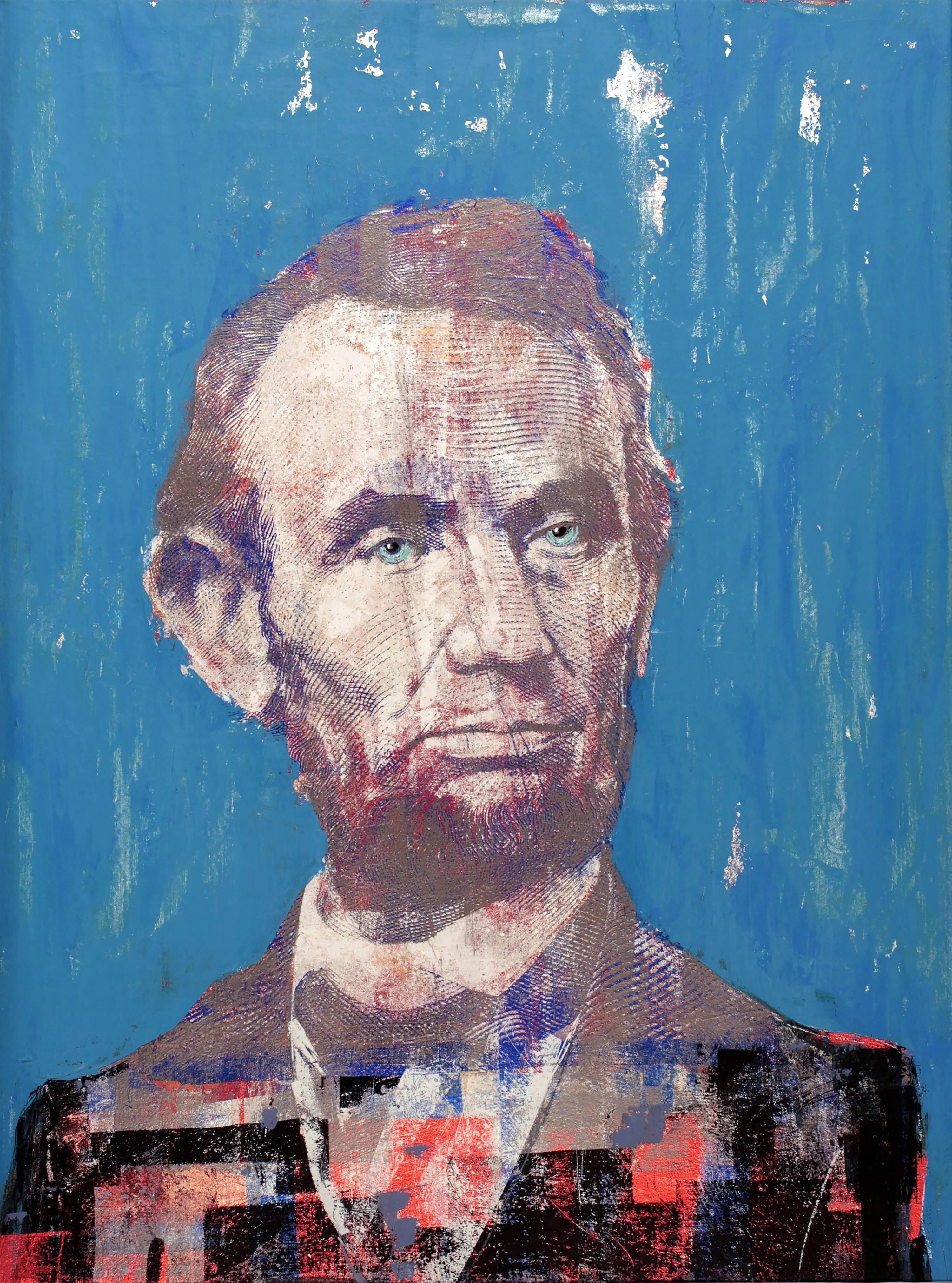 $5 Abe Lincoln - Painting by Houben R.T.