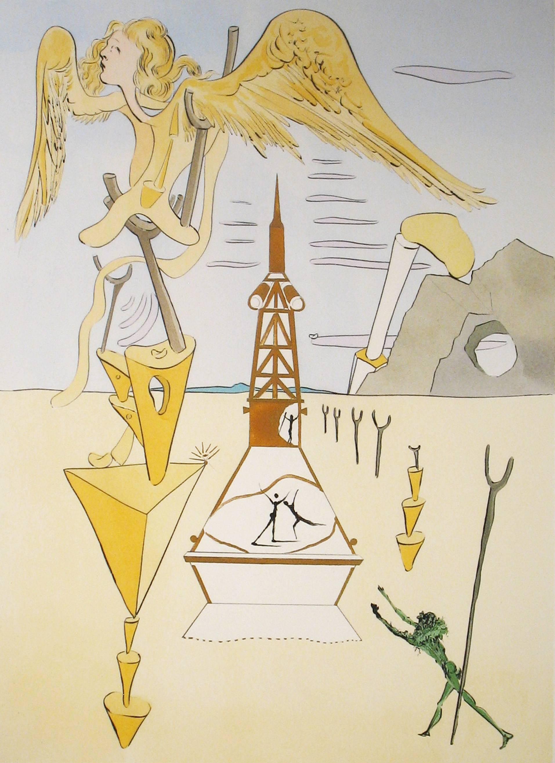 Rocket - Print by Salvador Dalí