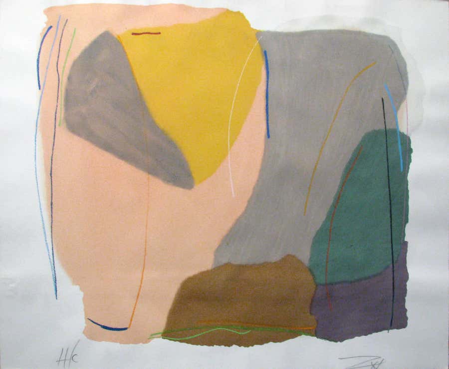 Larry Zox "Untitled III" Print