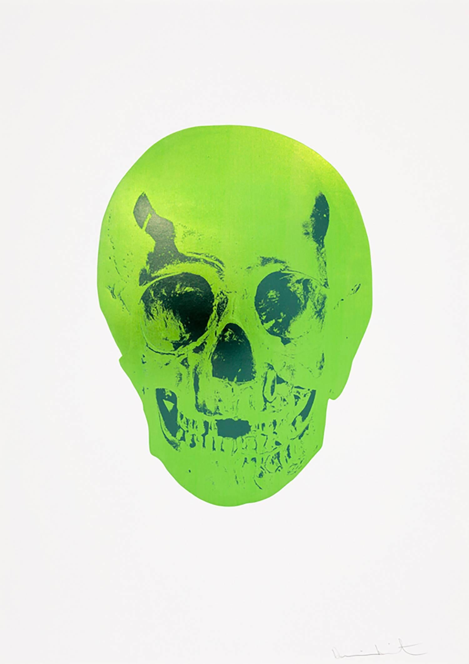 Damien Hirst Figurative Print - The Sick Dead: Lime Green/Racing Green