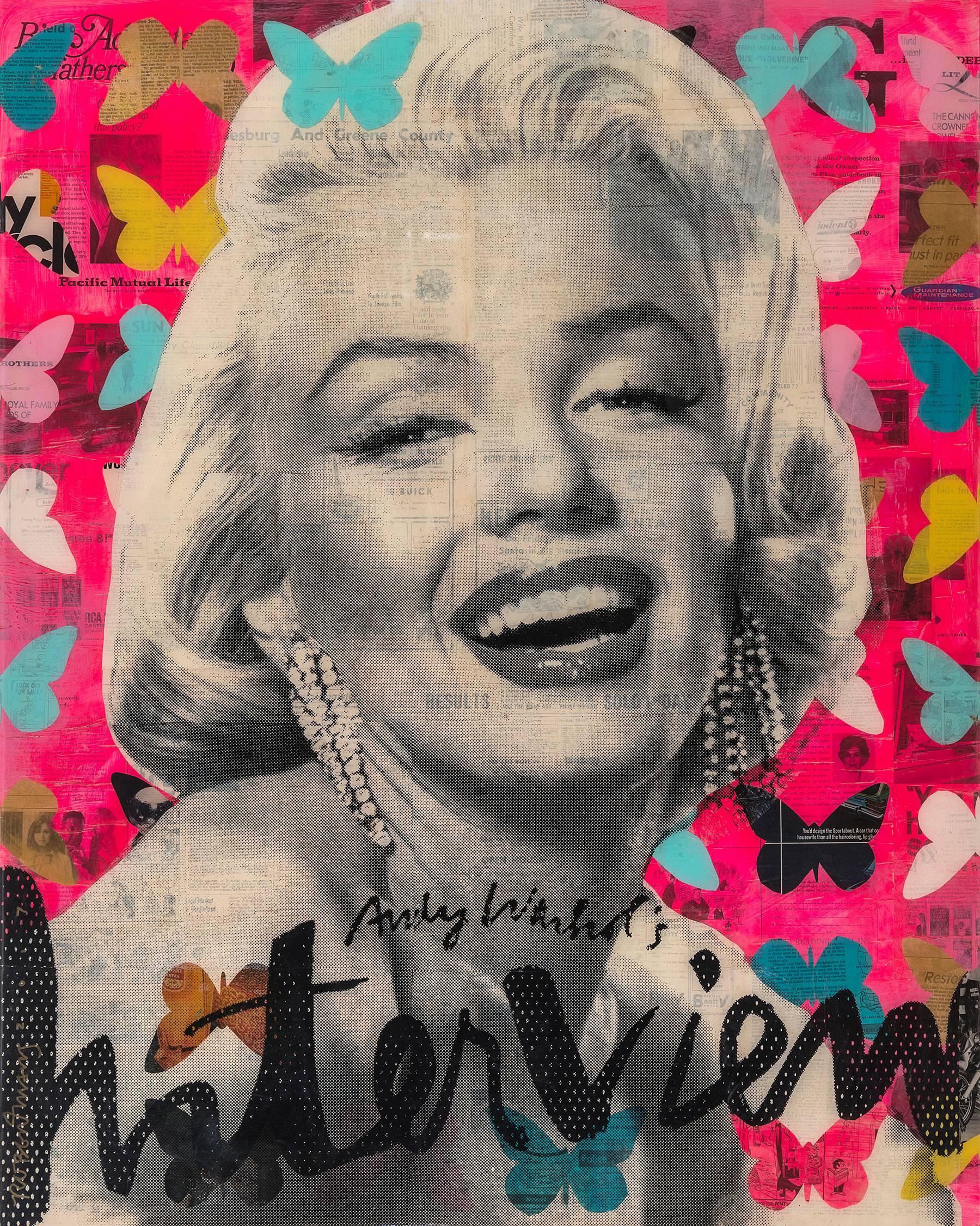 Love is Life (Marilyn) - Mixed Media Art by Robert Mars