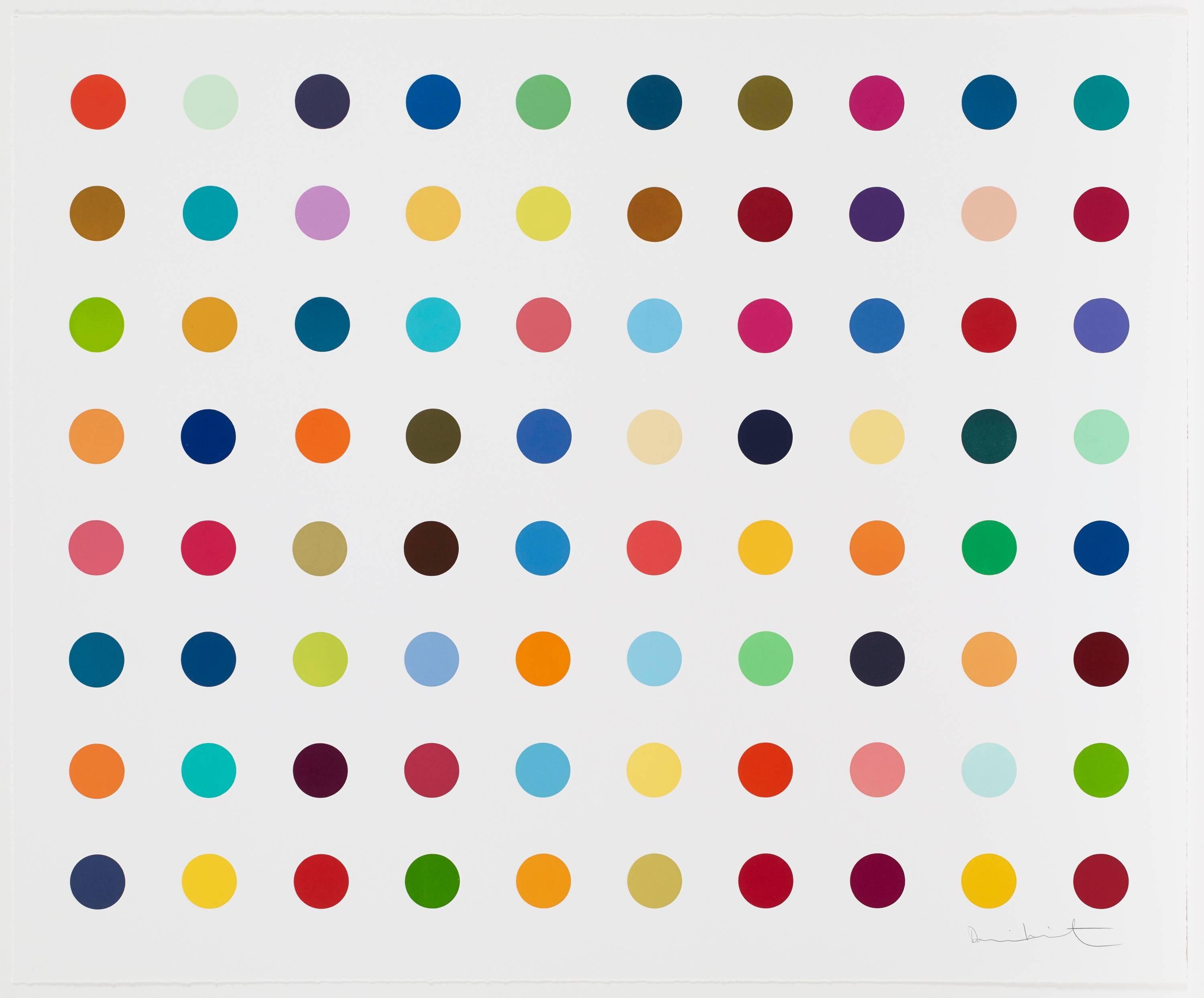 Dequalinium Chloride - Print by Damien Hirst