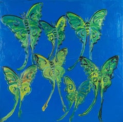 Blue & Green Butterflies