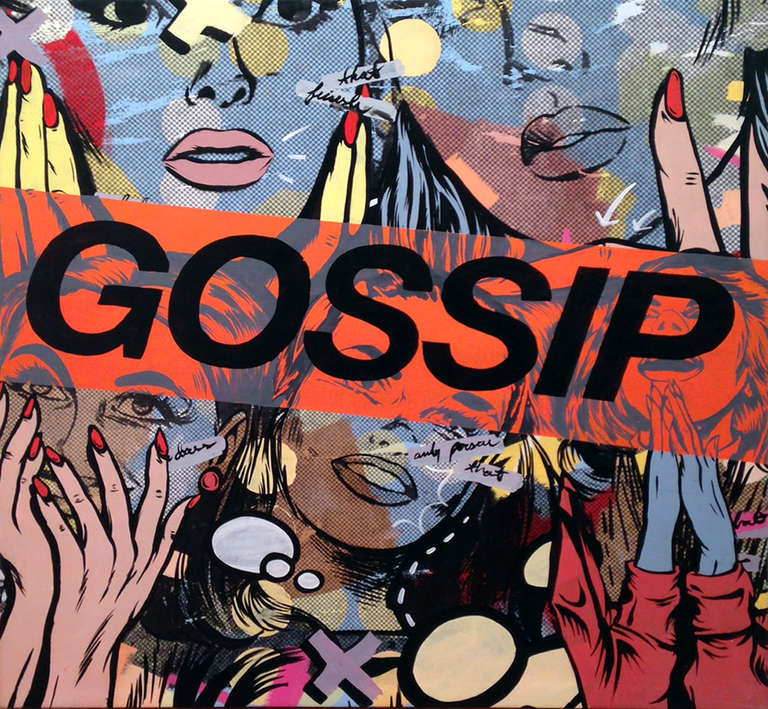 Gossip - Painting by Daniel Monteavaro