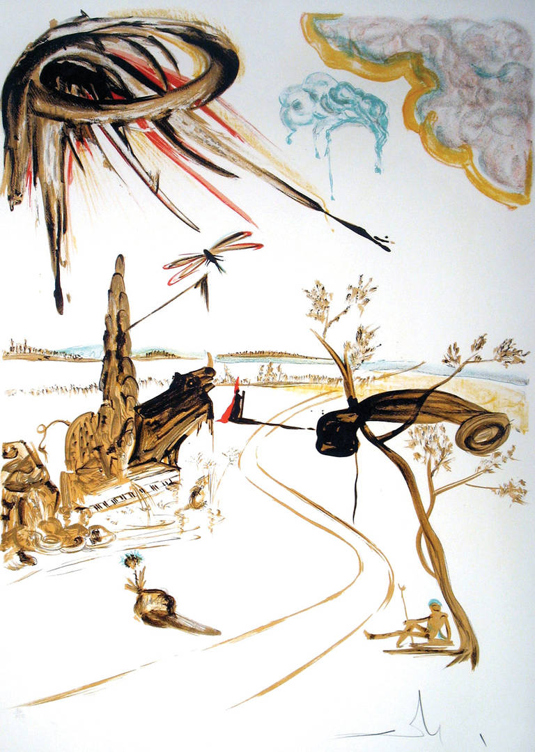Fantastique voyage - Print de Salvador Dalí