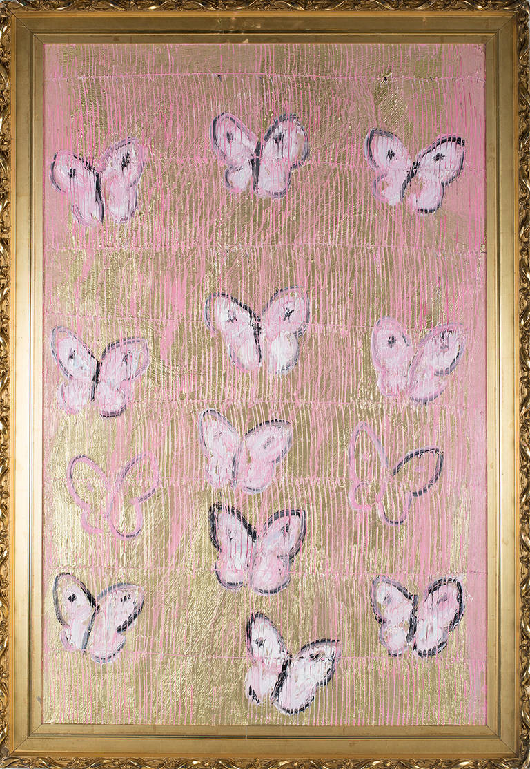 Pink Cashmere - Painting by Hunt Slonem