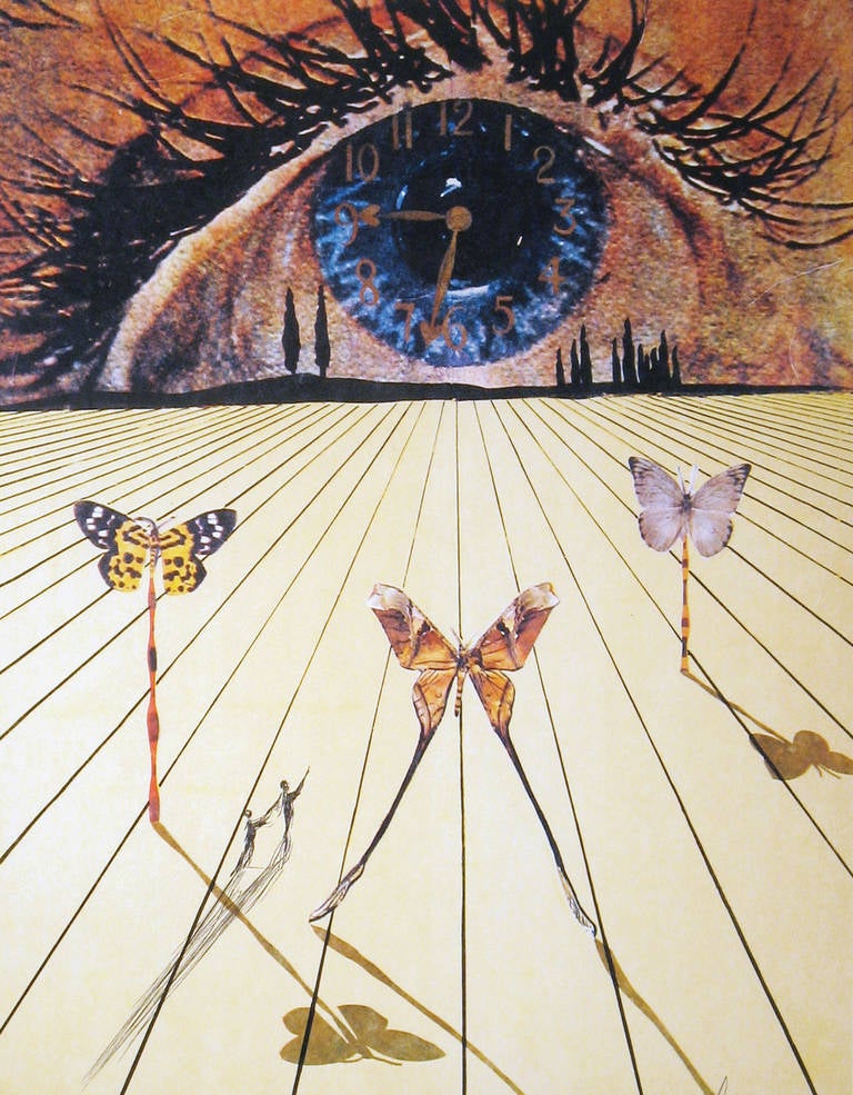 The Eye of Surrealist Time - Print by Salvador Dalí