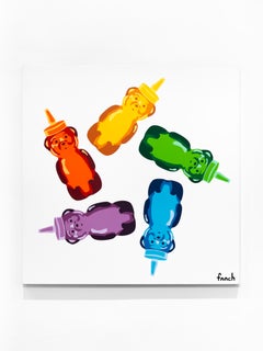 Spiralbären in 4x4 Farben