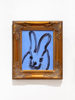 Hunt Slonem "Charlet House" painting of a bunny