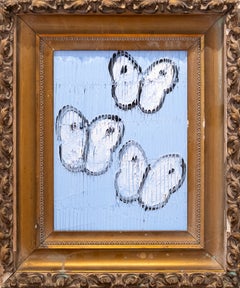 Hunt Slonem "Cabbage Patch Butterflies" painting
