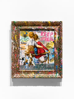 Mr. Brainwash "Work Well Together" Unique Painting