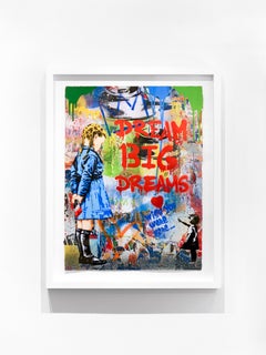 Mr. Brainwash "Artista dentro" Media mista unica su carta