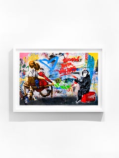 Mr. Brainwash "Pop Wall" Opera unica in tecnica mista su carta