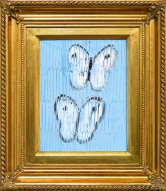 Hunt Slonem "St. Lucius 2" painting of butterflies