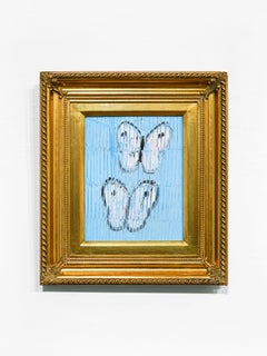 Hunt Slonem "St. Lucius 2" painting of butterflies