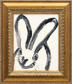 Hunt Slonem "Roland" painting of a bunny