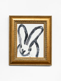 Hunt Slonem "Roland" painting of a bunny