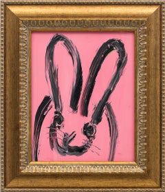 Hunt Slonem "Brook II" painting of a bunny
