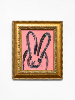 Hunt Slonem "Brook II" painting of a bunny