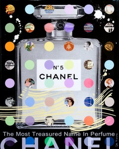 Nelson De La Nuez "Chanel - Black" Tecnica mista su legno
