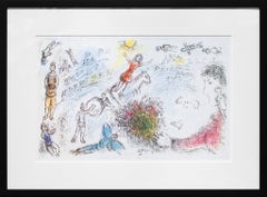 Marc Chagall "Spirit of the Circus" lithograph from Derriere le Miroir