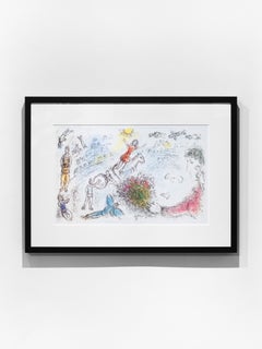 Marc Chagall "Spirit of the Circus" lithograph from Derriere le Miroir