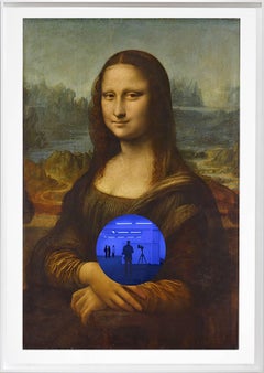Gazing Ball (da Vinci Mona Lisa)