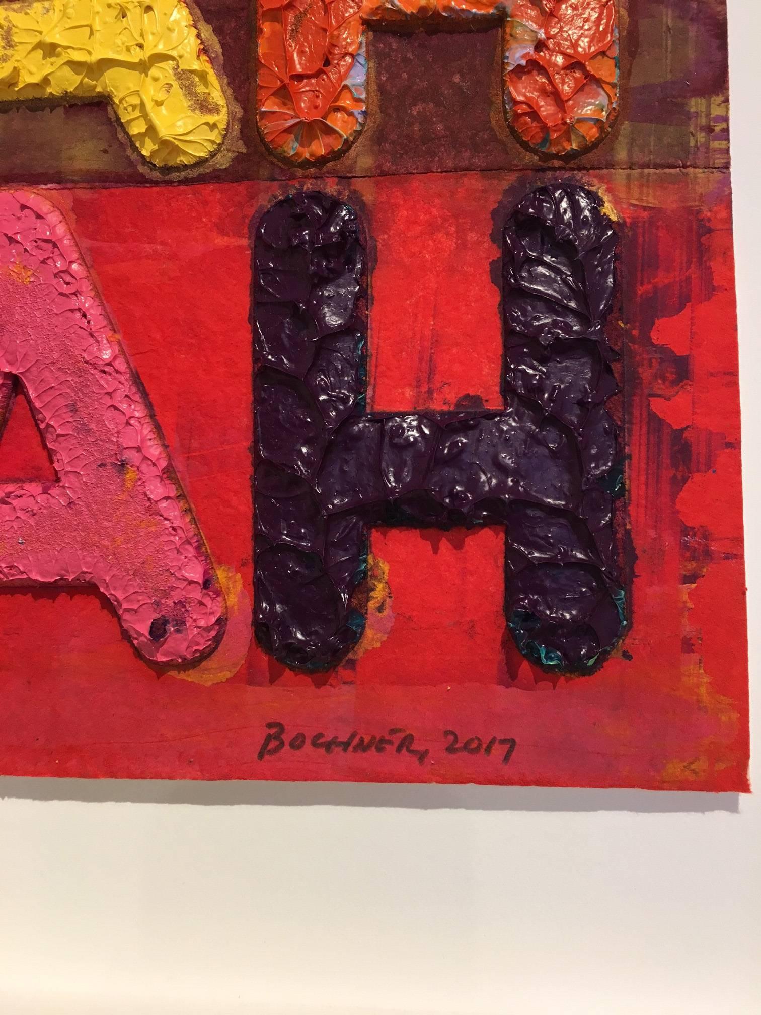 Blah, Blah, Blah - Contemporary Print by Mel Bochner