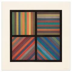 Bands of Lines in Four Directions