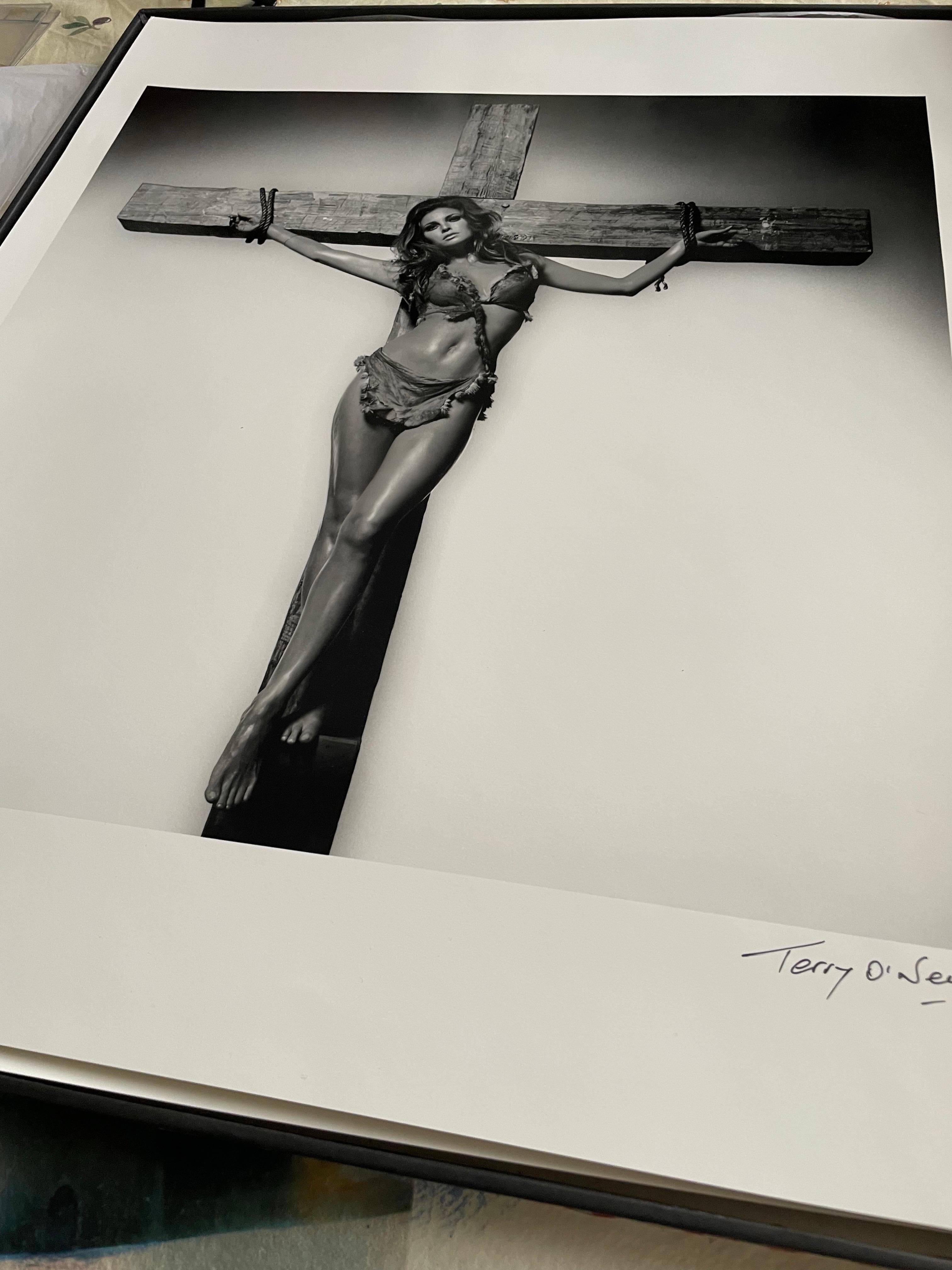 Raquel Welch, photographie LIFETIME argent gelatin b/w, 1966 en vente 1