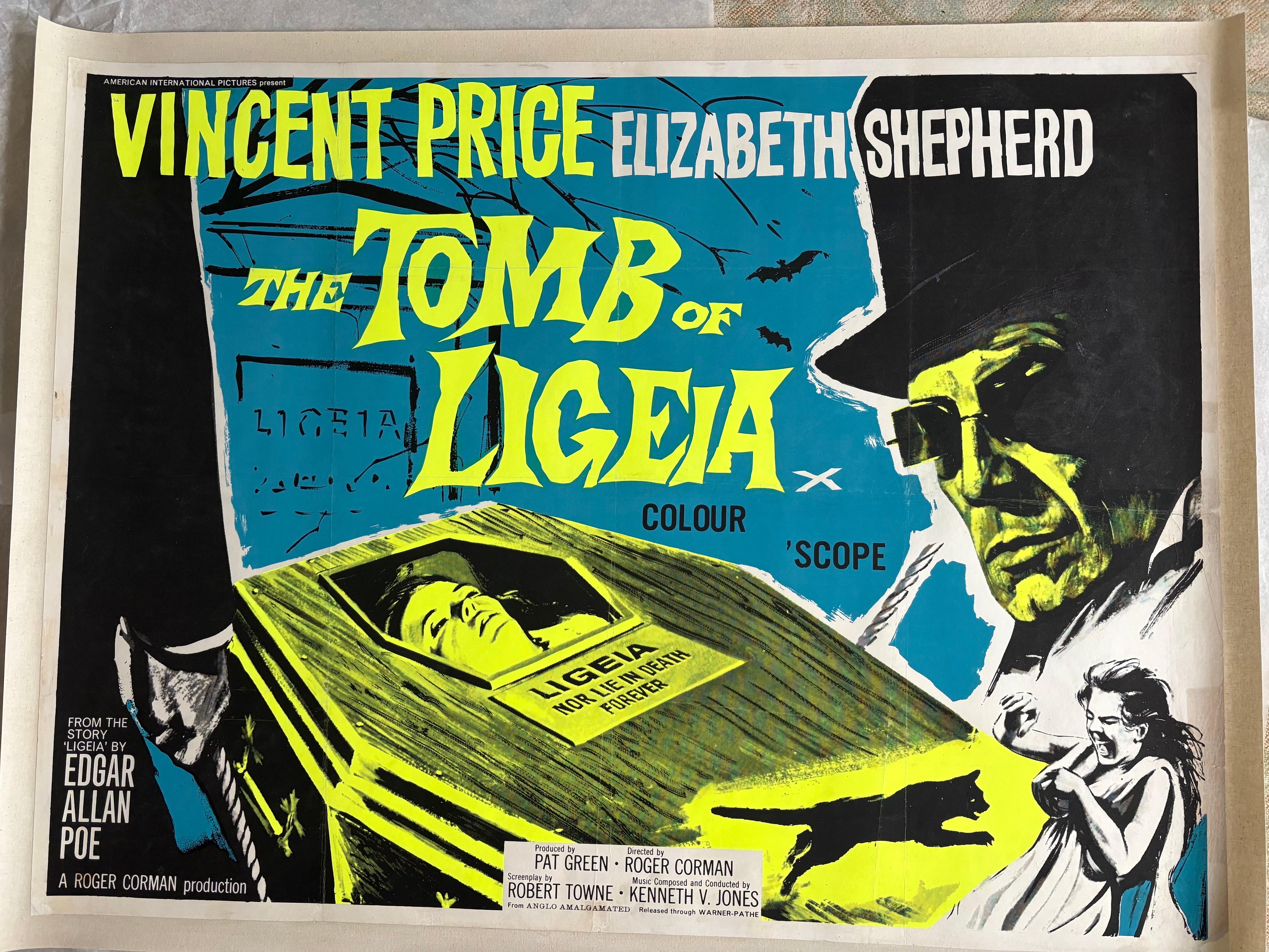 Tomb Of Ligeia UK Quad Original film poster 30x40 inches COLOUR en vente 5