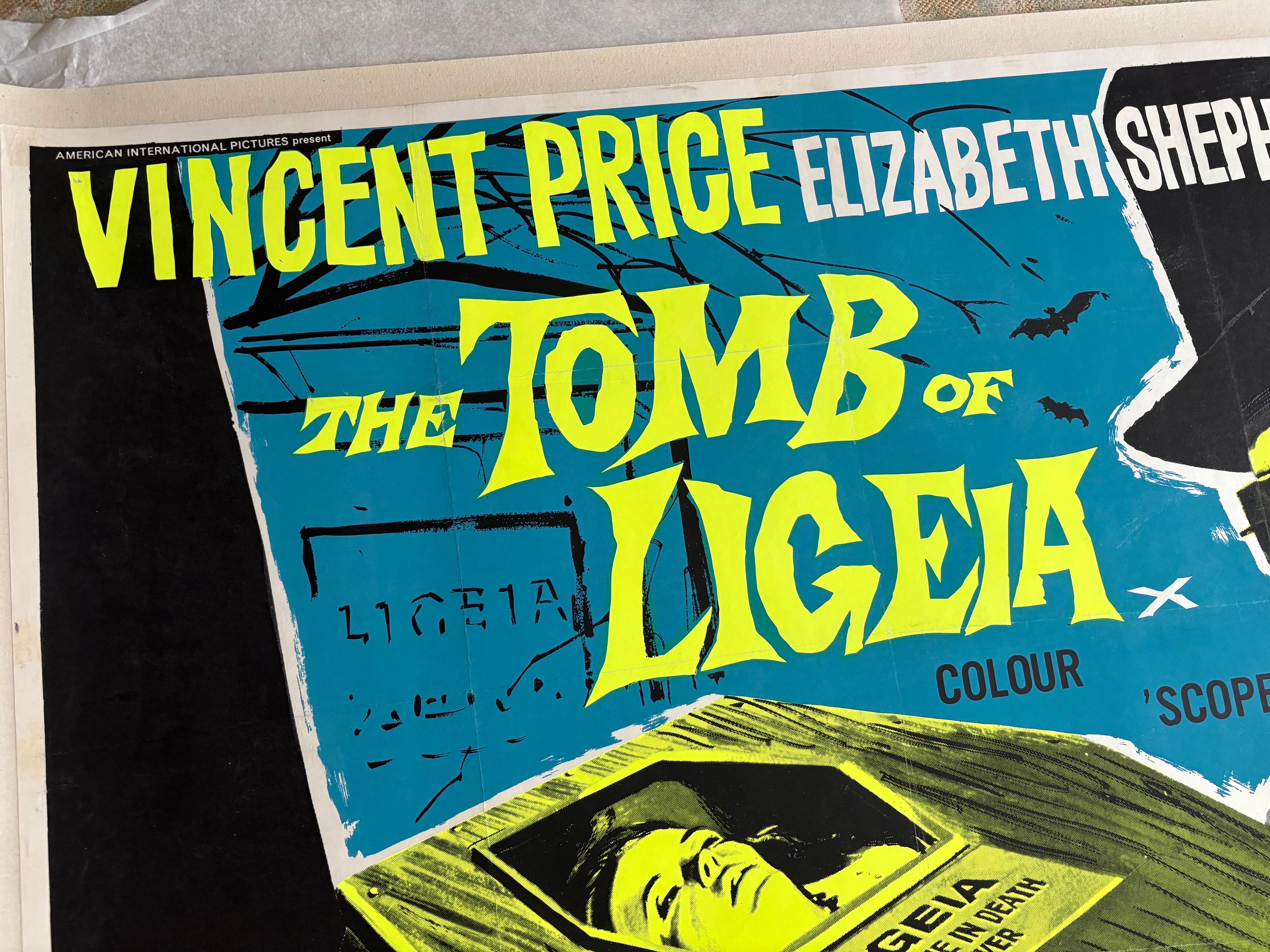 Tomb Of Ligeia UK Quad Original film poster 30x40 inches COLOUR en vente 2