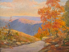 Mountains at North Adams, Massachusetts, Impressionist Landscape