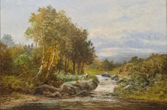Figuras junto a un arroyo de las Highlands, Romanticismo