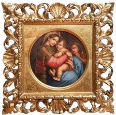 Madonna della Seggiola, secondo Raffaello, XIX secolo, Grand Tour italiano